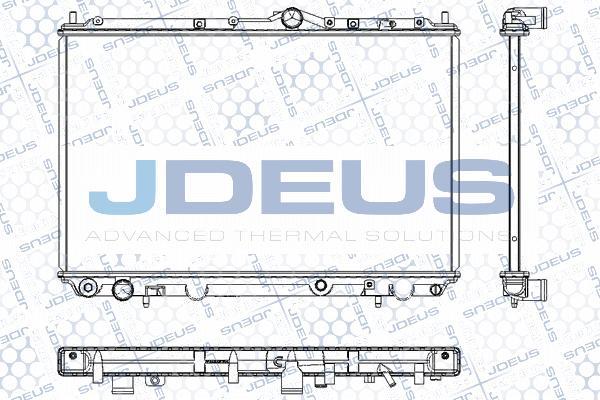 Jdeus RA0310501 - Радиатор, охлаждение двигателя autodnr.net