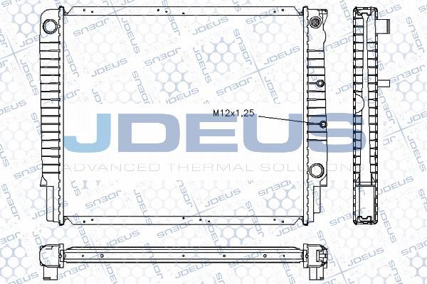 Jdeus RA0310510 - Радіатор, охолодження двигуна autocars.com.ua