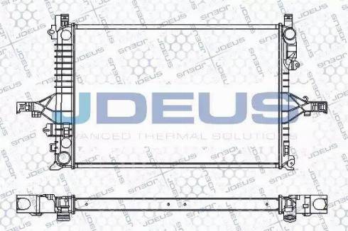 Jdeus RA0310530 - Радіатор, охолодження двигуна autocars.com.ua