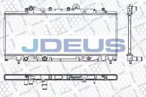 Jdeus RA0360010 - Радіатор, охолодження двигуна autocars.com.ua