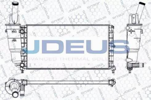 Jdeus RA0360060 - Радіатор, охолодження двигуна autocars.com.ua