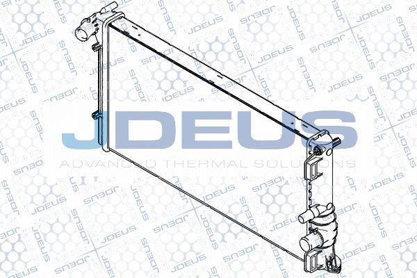 Jdeus RA0360110 - Радіатор, охолодження двигуна autocars.com.ua