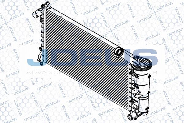 Jdeus RA0360140 - Радіатор, охолодження двигуна autocars.com.ua