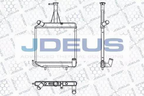 Jdeus RA0390011 - Радіатор, охолодження двигуна autocars.com.ua