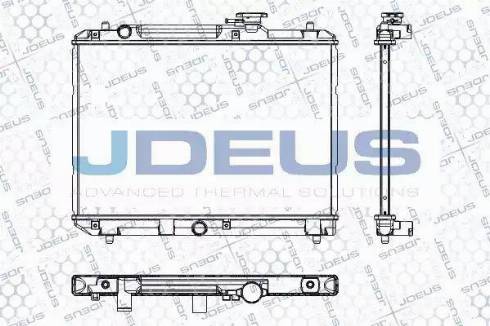 Jdeus RA0420021 - Радіатор, охолодження двигуна autocars.com.ua