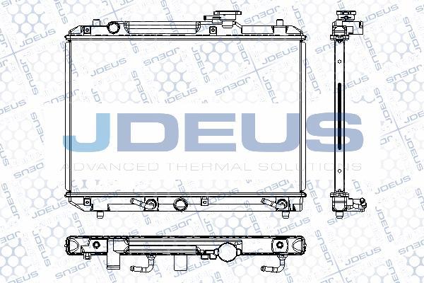 Jdeus RA0420031 - Радіатор, охолодження двигуна autocars.com.ua