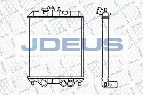 Jdeus RA0520000 - Радіатор, охолодження двигуна autocars.com.ua