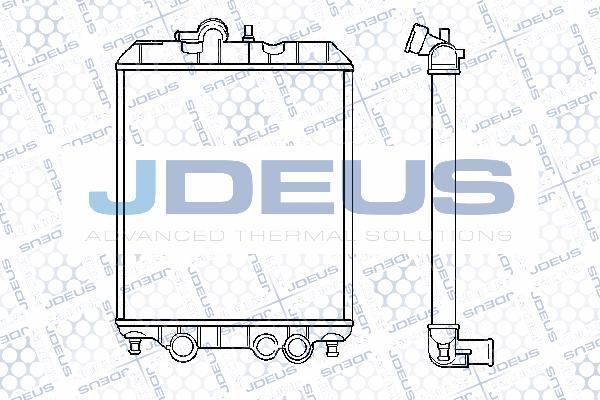 Jdeus RA0520010 - Радіатор, охолодження двигуна autocars.com.ua