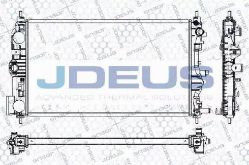 Jdeus RA0560000 - Радіатор, охолодження двигуна autocars.com.ua