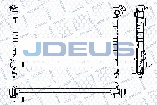 Jdeus RA0700000 - Радіатор, охолодження двигуна autocars.com.ua