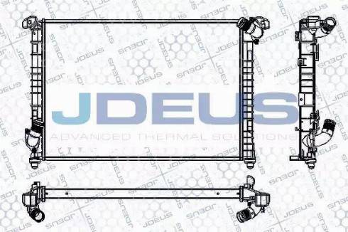 Jdeus RA0700020 - Радіатор, охолодження двигуна autocars.com.ua