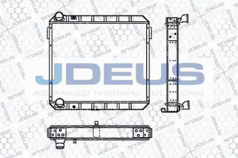 Jdeus RA1120300 - Радіатор, охолодження двигуна autocars.com.ua