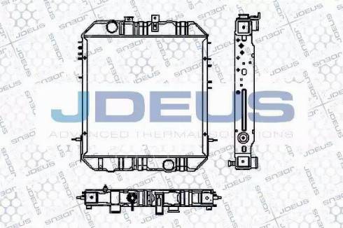 Jdeus RA1180030 - Радіатор, охолодження двигуна autocars.com.ua