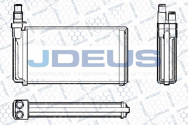 Jdeus RA2000000 - Теплообмінник, опалення салону autocars.com.ua