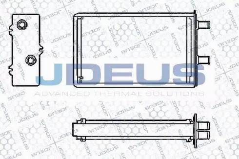 Jdeus RA2030010 - Теплообменник, отопление салона autodnr.net