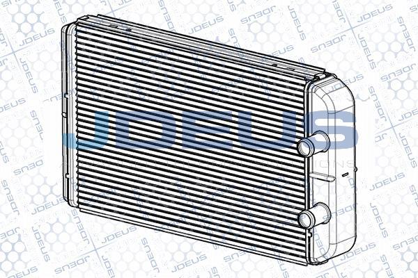 Jdeus RA2110180 - Теплообмінник, опалення салону autocars.com.ua