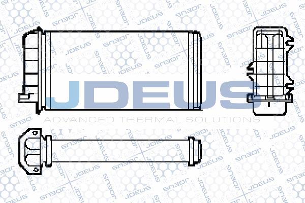 Jdeus RA2110420 - Теплообменник, отопление салона autodnr.net