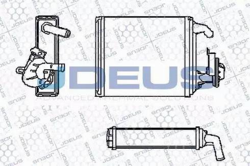 Jdeus RA2110590 - Теплообмінник, опалення салону autocars.com.ua