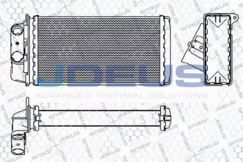 Jdeus RA2110890 - Теплообмінник, опалення салону autocars.com.ua