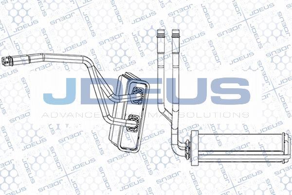 Jdeus RA2110940 - Теплообмінник, опалення салону autocars.com.ua