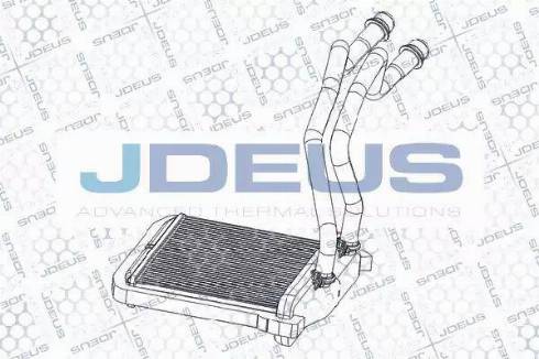 Jdeus RA2111160 - Теплообменник, отопление салона autodnr.net