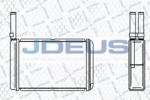 Jdeus RA2120180 - Теплообмінник, опалення салону autocars.com.ua