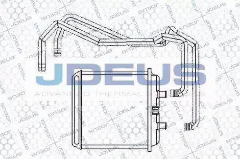 Jdeus RA2140050 - Теплообменник, отопление салона autodnr.net