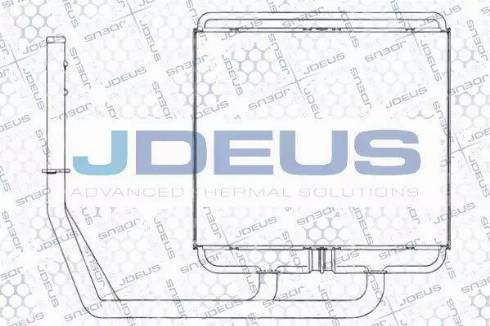 Jdeus RA2140061 - Теплообмінник, опалення салону autocars.com.ua