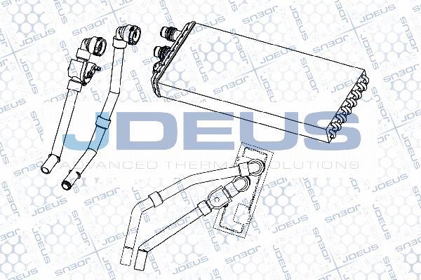 Jdeus RA2140100 - Теплообмінник, опалення салону autocars.com.ua