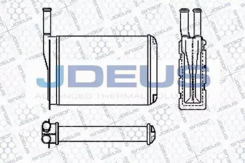 Jdeus RA2230050 - Теплообмінник, опалення салону autocars.com.ua