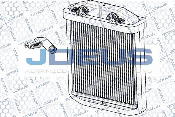 Jdeus RA2231100 - Теплообмінник, опалення салону autocars.com.ua