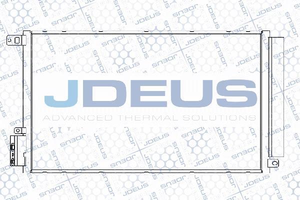 Jdeus RA7000100 - Конденсатор, кондиціонер autocars.com.ua