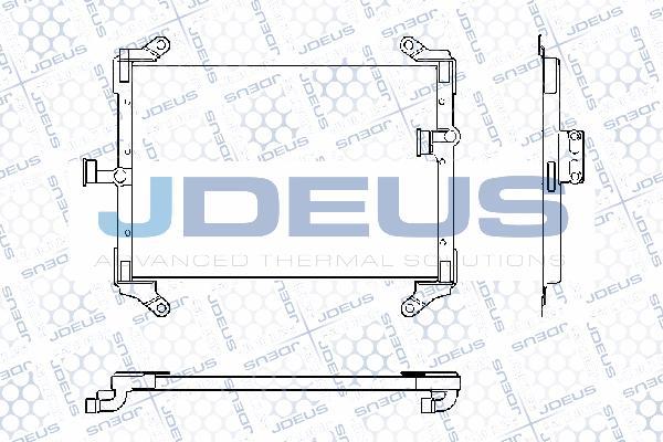 Jdeus RA7110180 - Конденсатор, кондиціонер autocars.com.ua