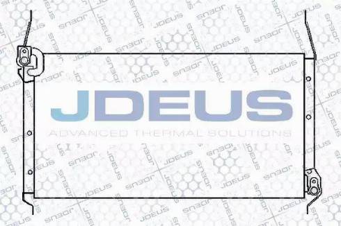 Jdeus RA7110510 - Конденсатор, кондиціонер autocars.com.ua