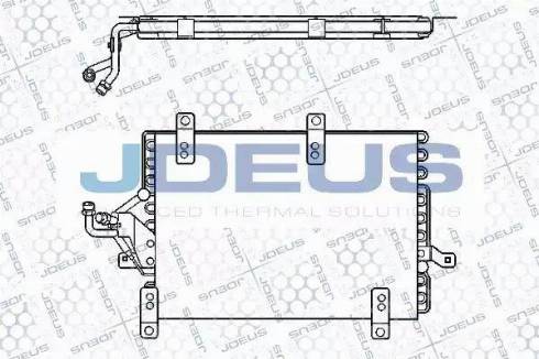 Jdeus RA7110600 - Конденсатор, кондиціонер autocars.com.ua