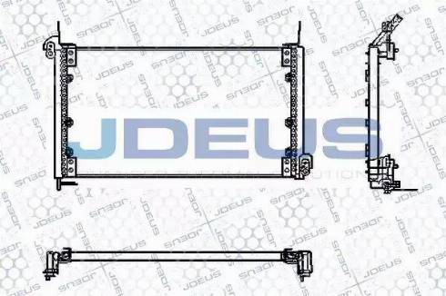 Jdeus RA7110630 - Конденсатор, кондиціонер autocars.com.ua