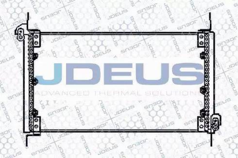 Jdeus RA7110700 - Конденсатор, кондиціонер autocars.com.ua