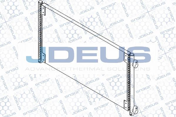 Jdeus RA7110710 - Конденсатор, кондиціонер autocars.com.ua