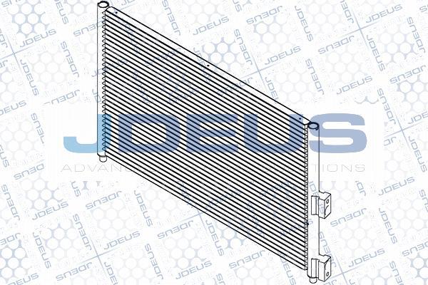 Jdeus RA7111000 - Конденсатор, кондиціонер autocars.com.ua