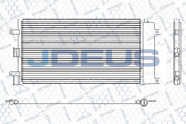 Jdeus RA7111270 - Конденсатор, кондиціонер autocars.com.ua