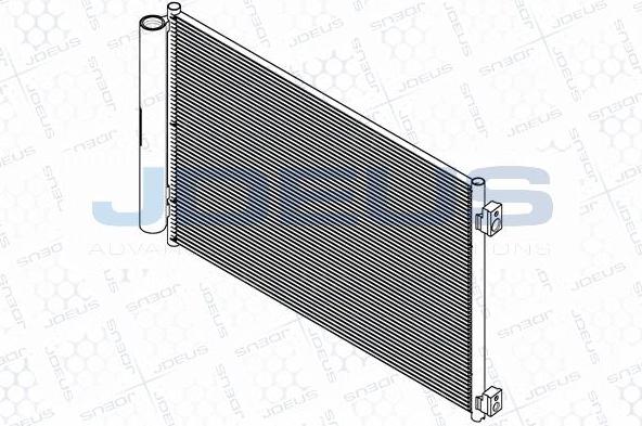 Jdeus RA7111560 - Конденсатор, кондиціонер autocars.com.ua