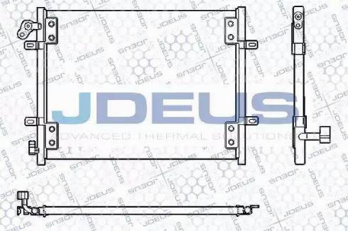 Jdeus RA7230530 - Конденсатор, кондиціонер autocars.com.ua