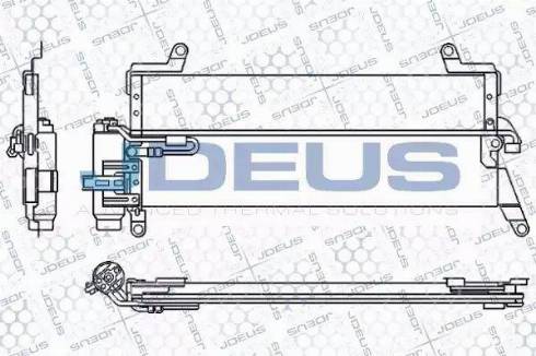 Jdeus RA7360010 - Конденсатор, кондиціонер autocars.com.ua