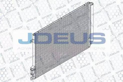 Jdeus RA7360170 - Конденсатор, кондиціонер autocars.com.ua