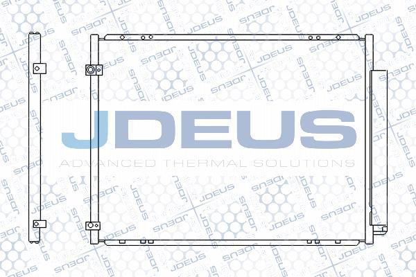 Jdeus RA7780000 - Конденсатор, кондиціонер autocars.com.ua