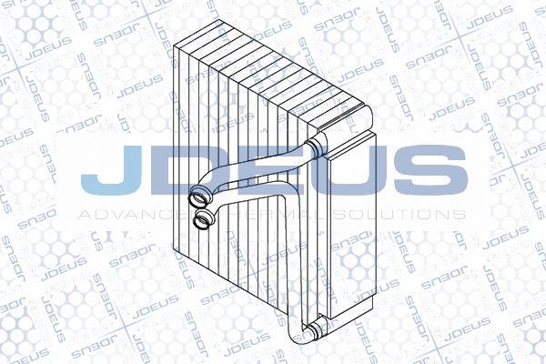 Jdeus RA9111230 - Випарник, кондиціонер autocars.com.ua