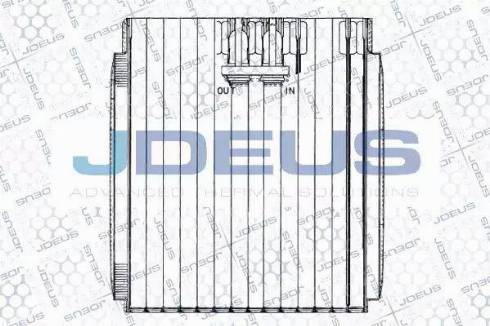 Jdeus RA9140020 - Випарник, кондиціонер autocars.com.ua