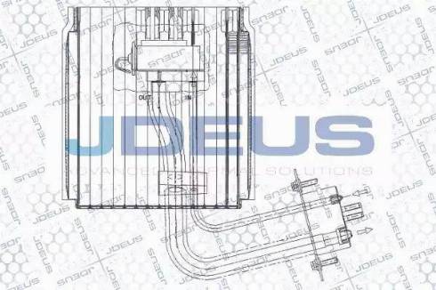 Jdeus RA9140021 - Испаритель, кондиционер autodnr.net