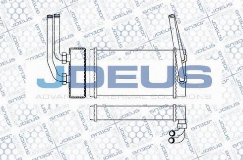 Jdeus M-2120070 - Теплообмінник, опалення салону autocars.com.ua