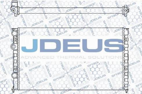 Jdeus M-0300710 - Радіатор, охолодження двигуна autocars.com.ua